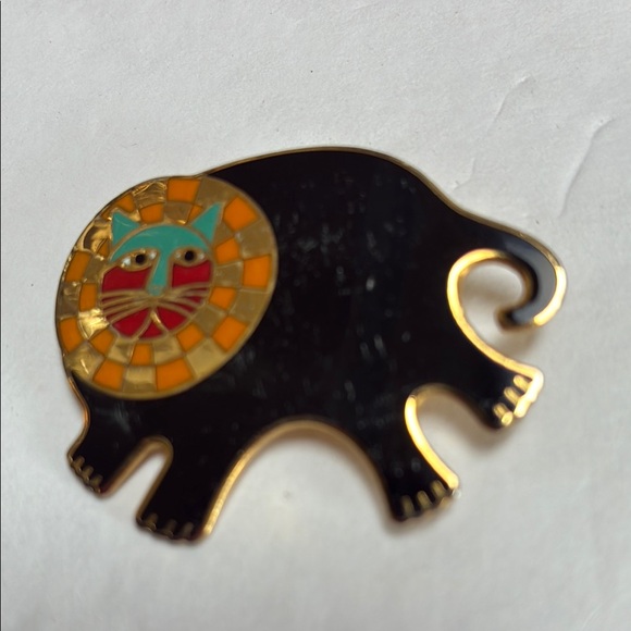 Laurel Burch Bartholomew Brooch with Colorful Mosaic - Picture 2 of 3